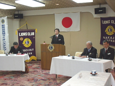 中条ＬＣ会長Ｌ小池信夫